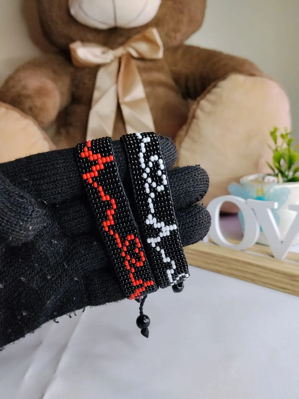 Aura Heartbeat Love Bracelet (Adjustable Beaded Design)