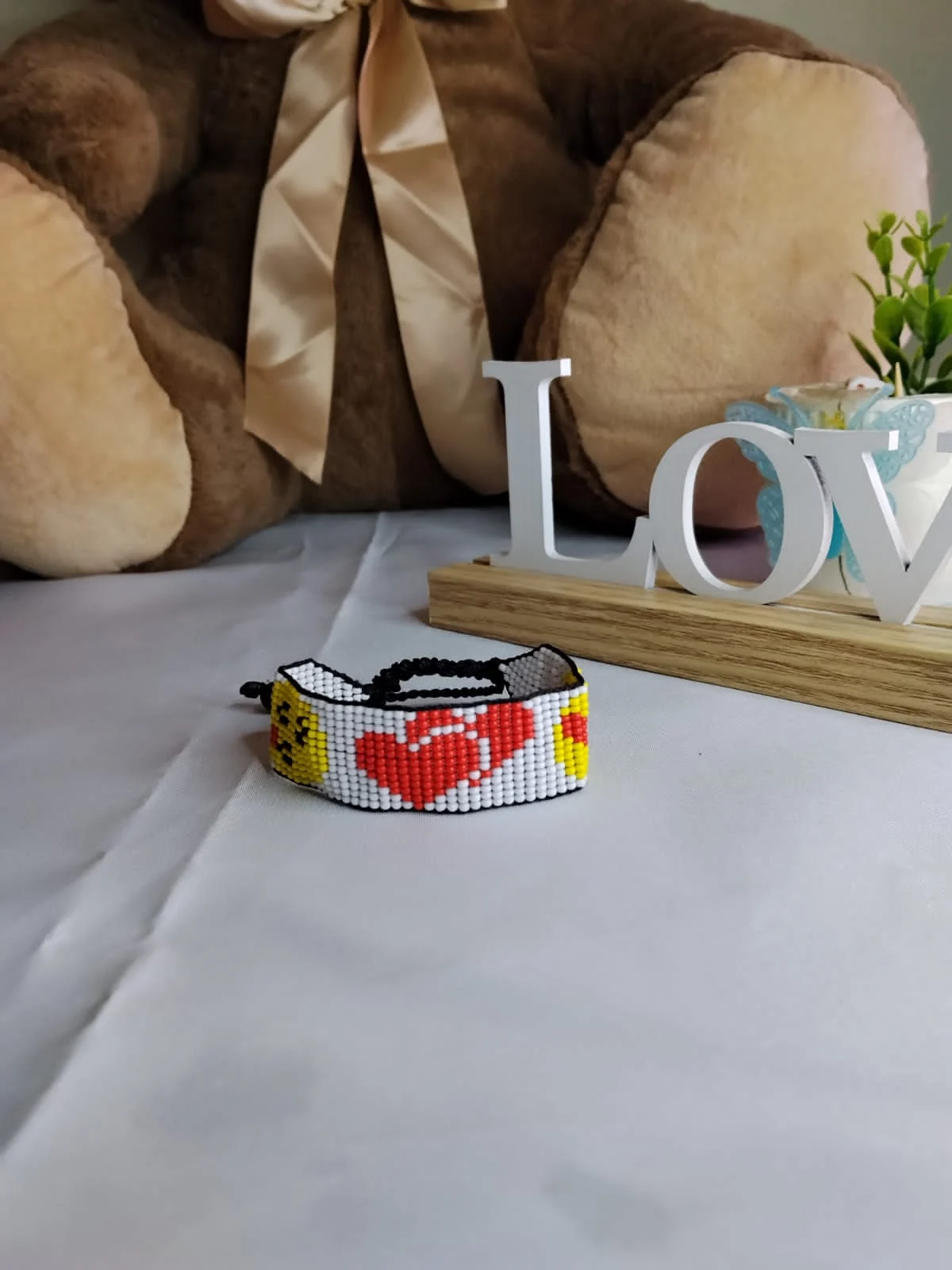 Aura Love Bracelet (Adjustable Beaded Design)